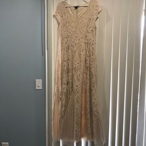 Formal Cream Dress